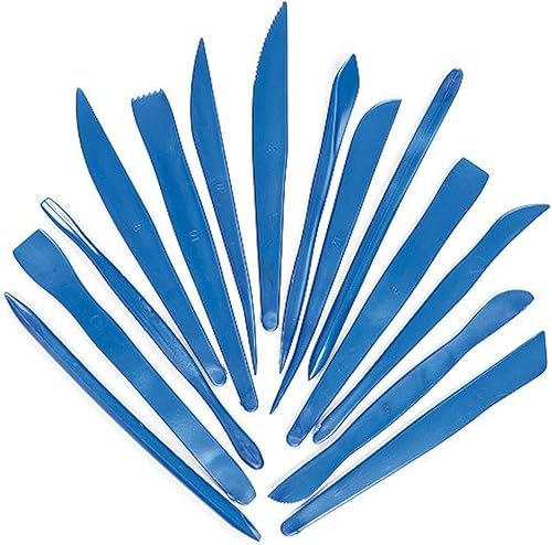 14 herramientas de cerámica modelo arcilla Sculpey 5.5 in para modelar por Baker Ross