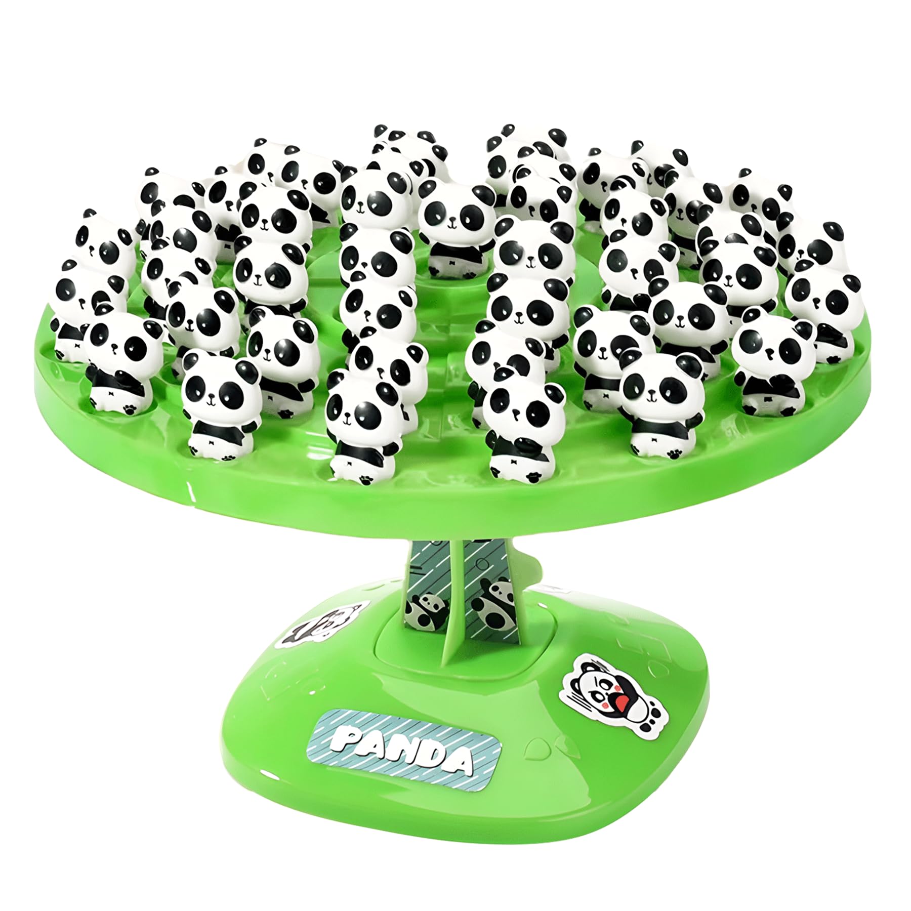 Tfanghao Panda Stacking Games - Two-Player Balance Game for Kids, Parent-Child Interactive Family Tabletop Montessori Toys