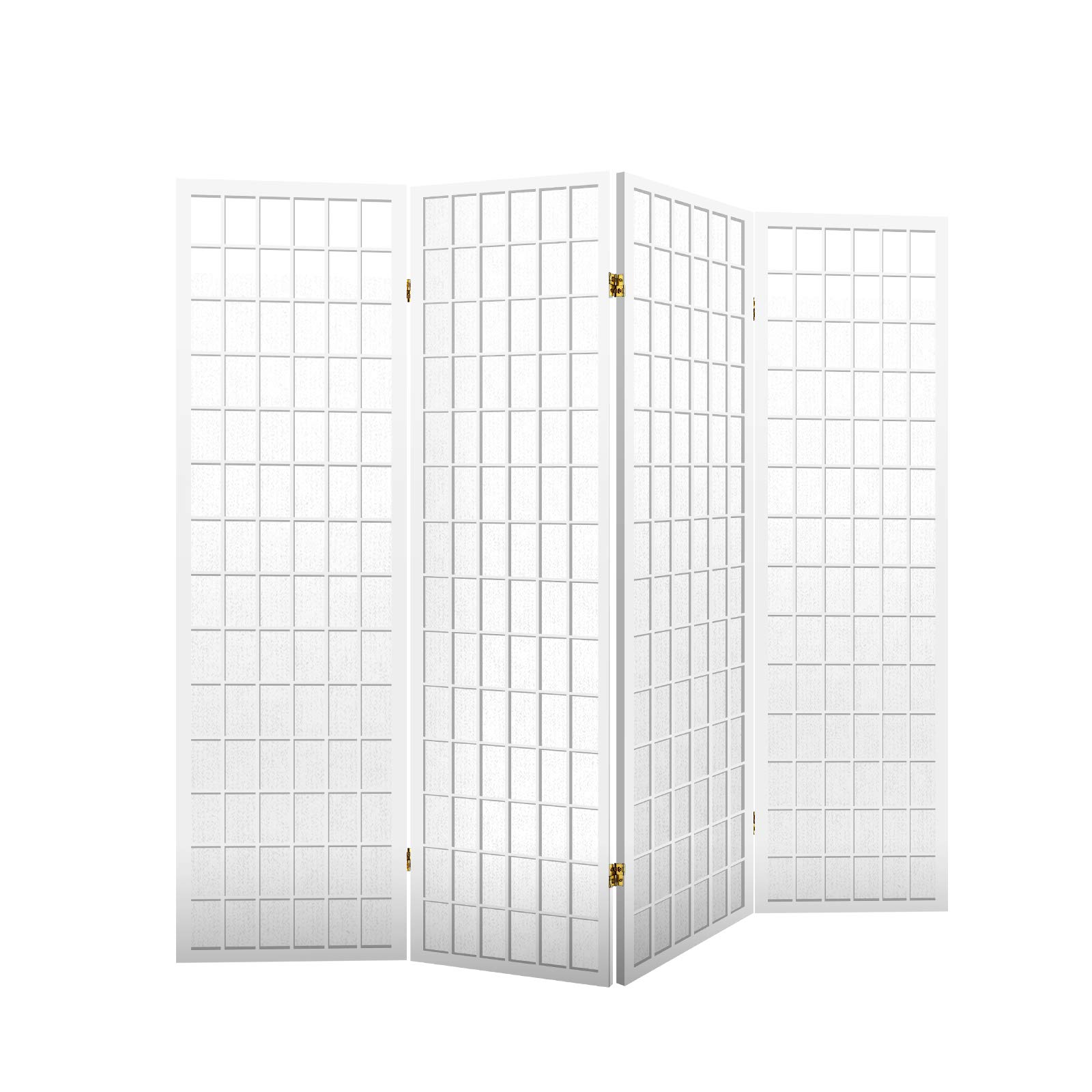 Artiss 3/4/6/8 Panel Room Divider Privacy Screen Wooden Divider Timber White