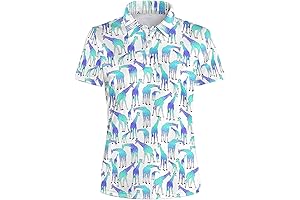 Giraffe Sprints Women's Golf Shirt: A Dash of Style on the Green
