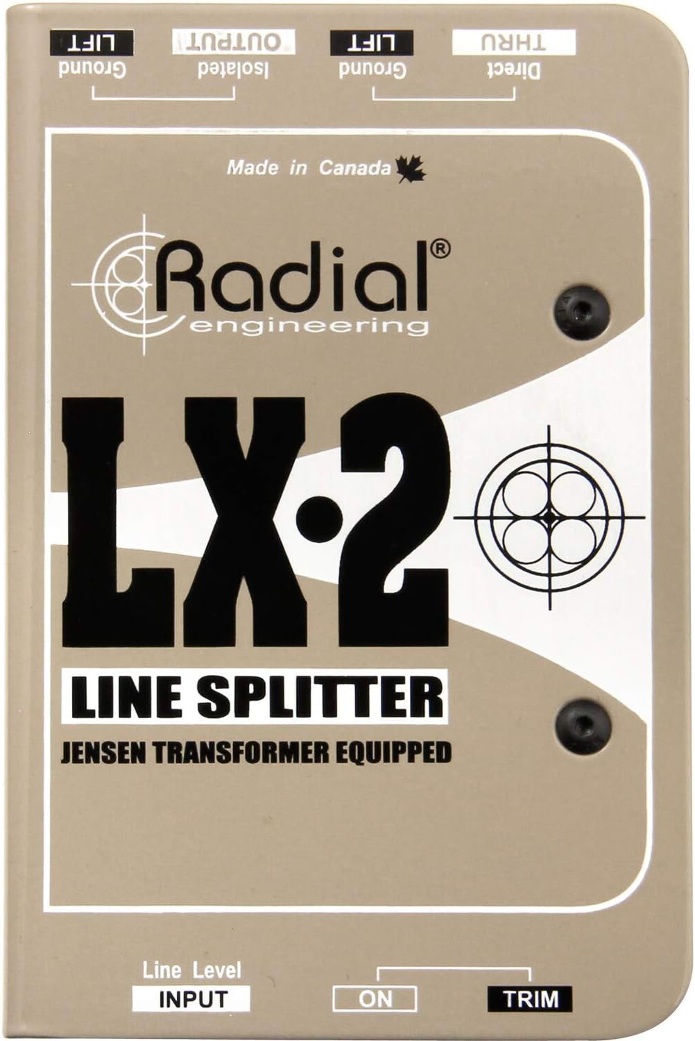 Radial LX2 2-Channel Balanced Line Splitter W Isolation