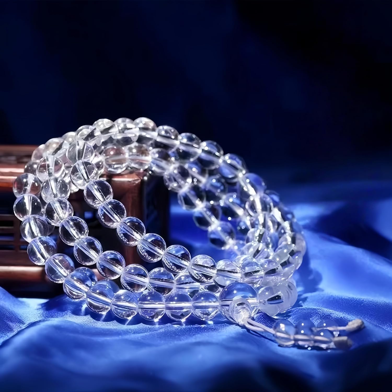 Natural Clear Quartz Crystal Beads 10mm (72 Pcs Approx) Power Stone Loose Beads for DIY Bracelet Jewelry Making, Lucky Healing Crystals for Stress Relief & Mind Calm, Shiny Craft Supplies (10mm) - Image 3