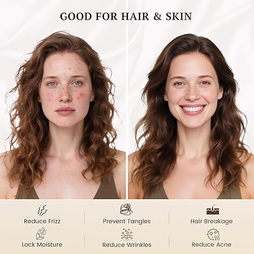 Miniatura 3 de THXSILK Juego de sábanas de seda de 4 piezas, 22 momme 100% seda de morera natural de grado superior, juegos de ropa de cama de lujo, ultra suaves y