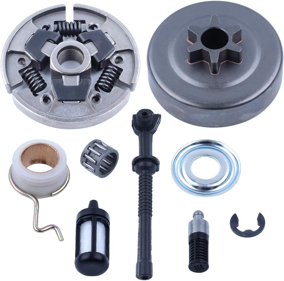 Clutch Drum Assy Wrom Gear Oil Hose Filter Fuel Filter for Stihl MS180 MS170 017 018 Chainsaw Spare Parts