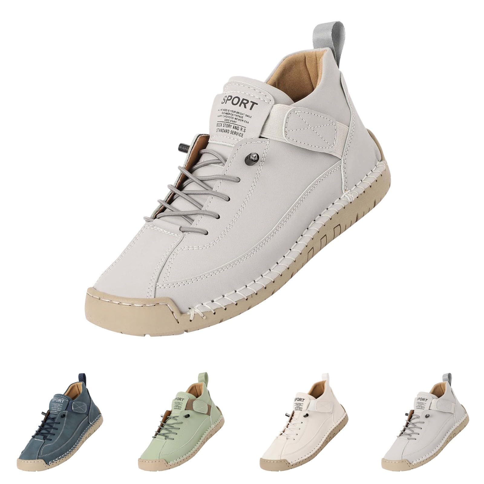 Scarpe da ginnastica a piedi nudi da donna, senza lacci, casual, leggere, traspiranti, larghe, ortopediche, per tutti i giorni, nere