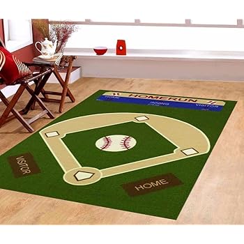 baseball rug for nursery