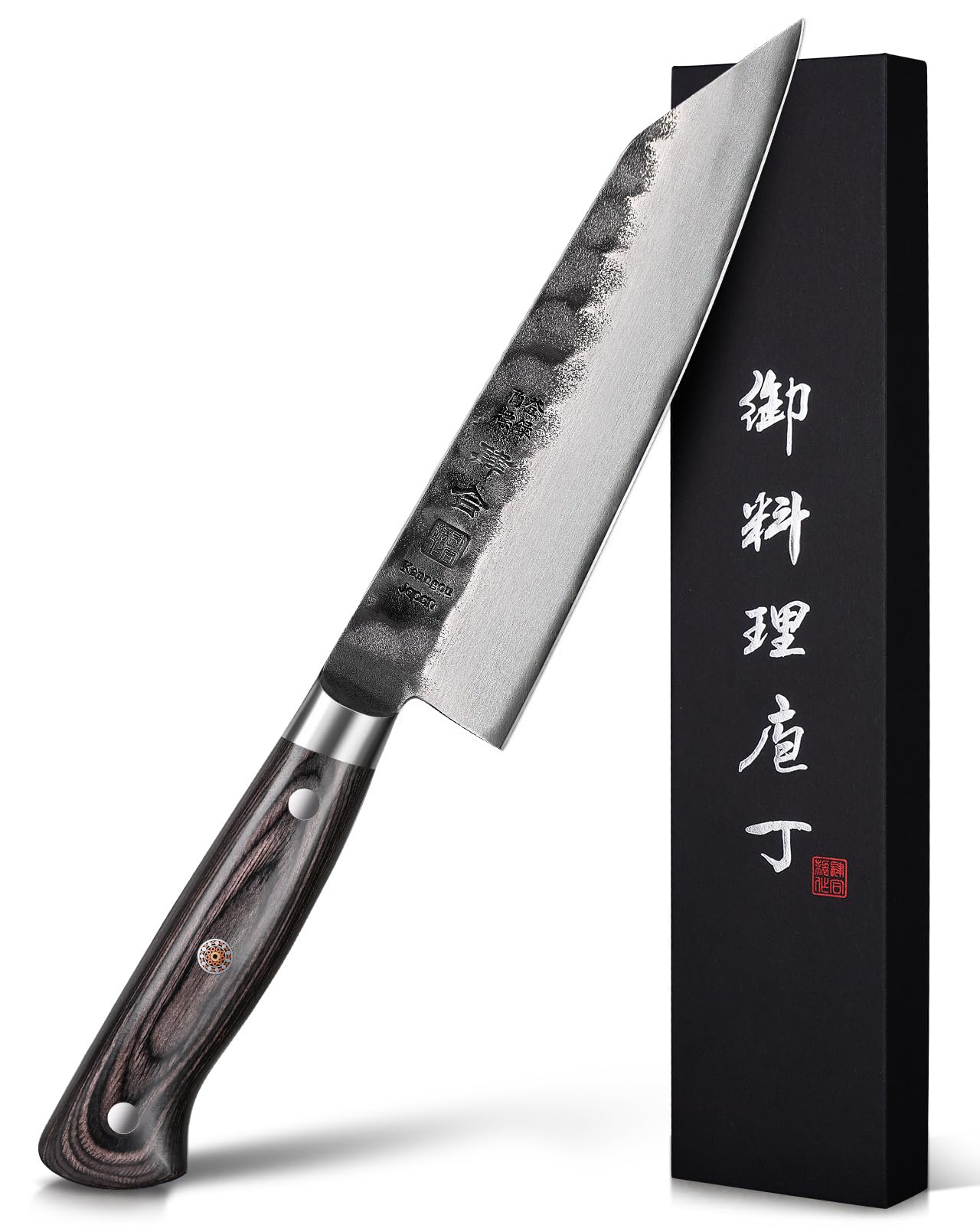 kanngou Japanese Chef Knife AUS-8 Alloy Steel 7 Inch Kiritsuke