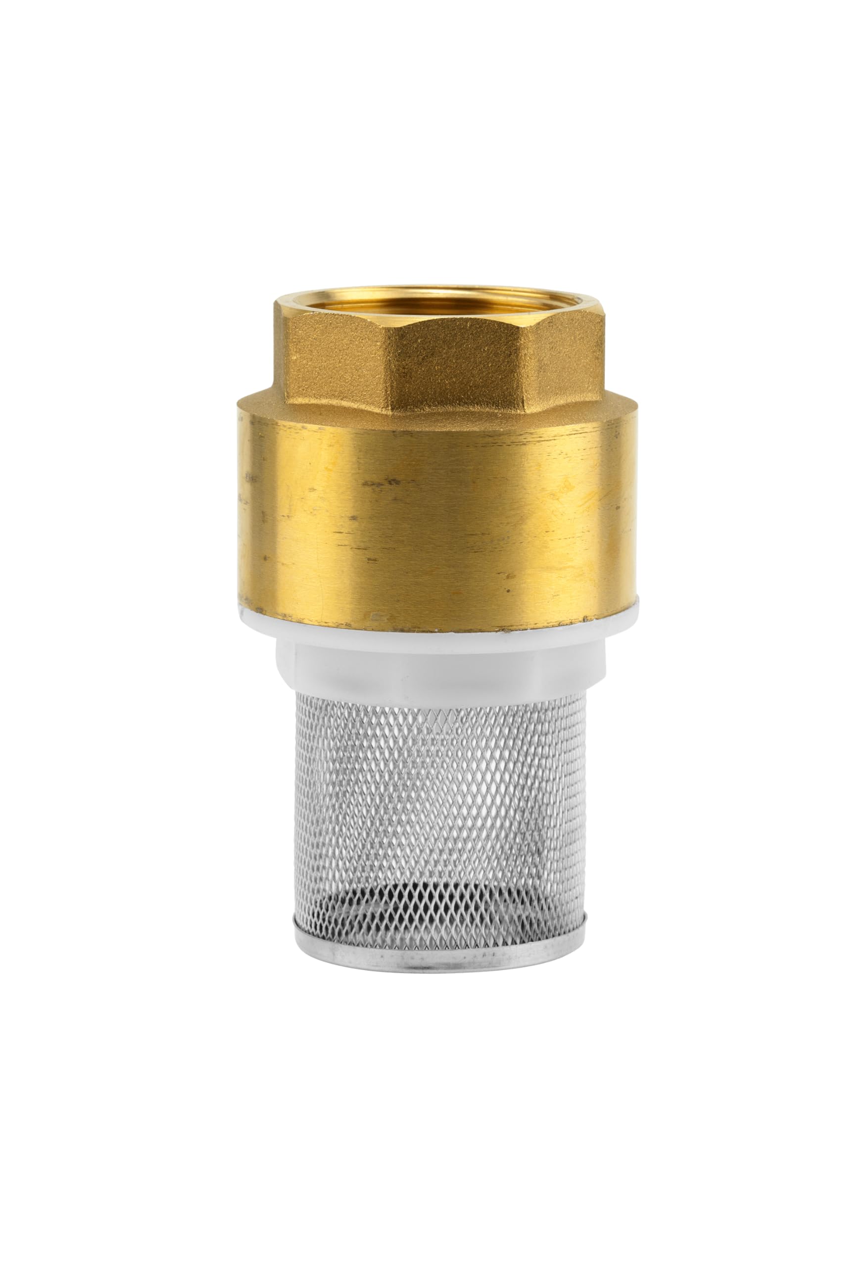 GARDENA Brass foot valve: check valve, 42 mm (1 1/4 "), Threaded for Connection to The Pump Including The strainer