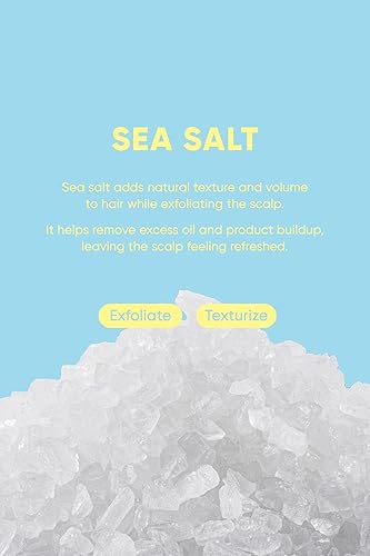 Miniatura 3 de Sea Salt Shampoo Bar 2.0 - Jabón natural hidratante e hidratante para el cabello para volumen y nutrición del cuero cabelludo, champú sólido para