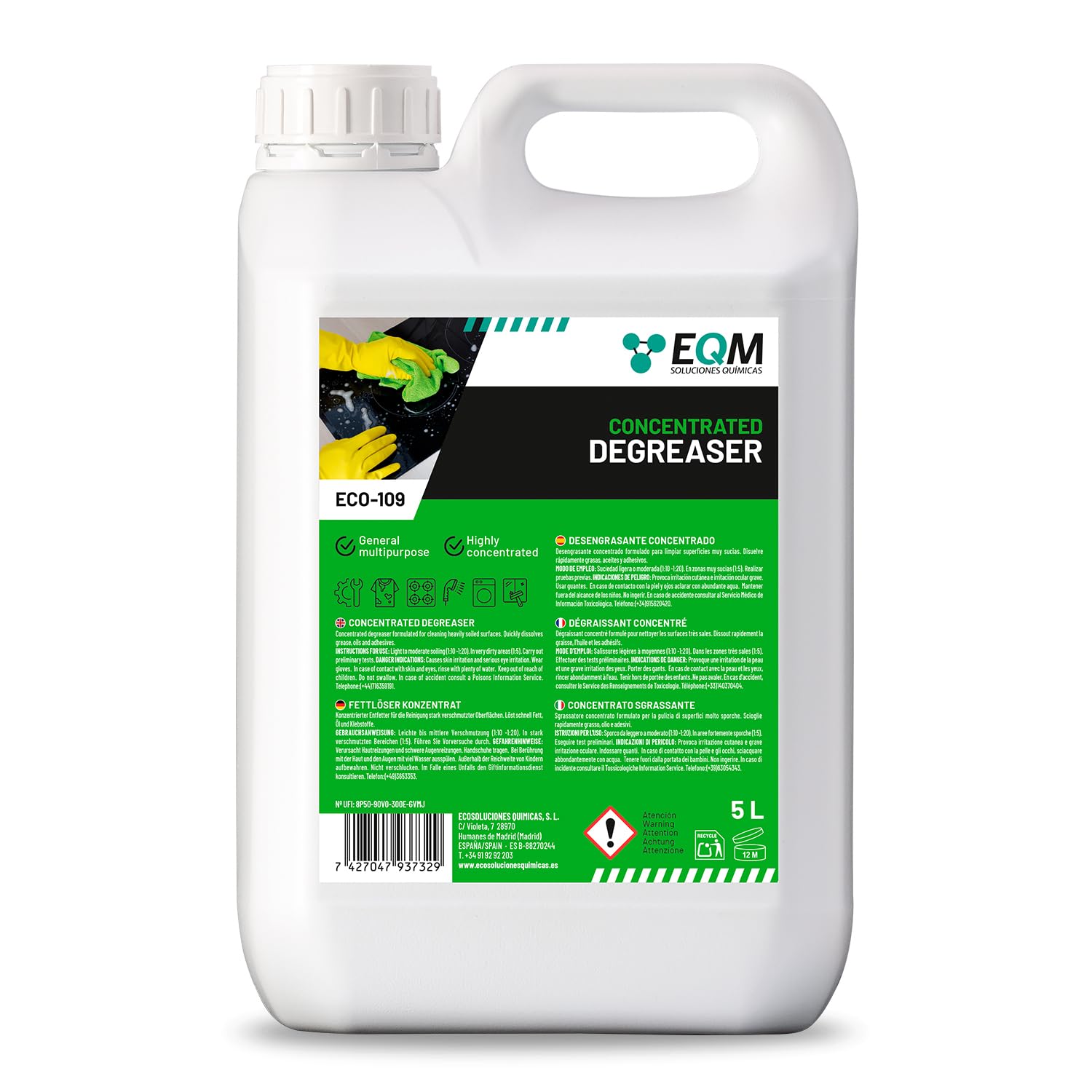 12 pz di sgrassatore concentrato 100 usi lt.1 | Leroy Merlin