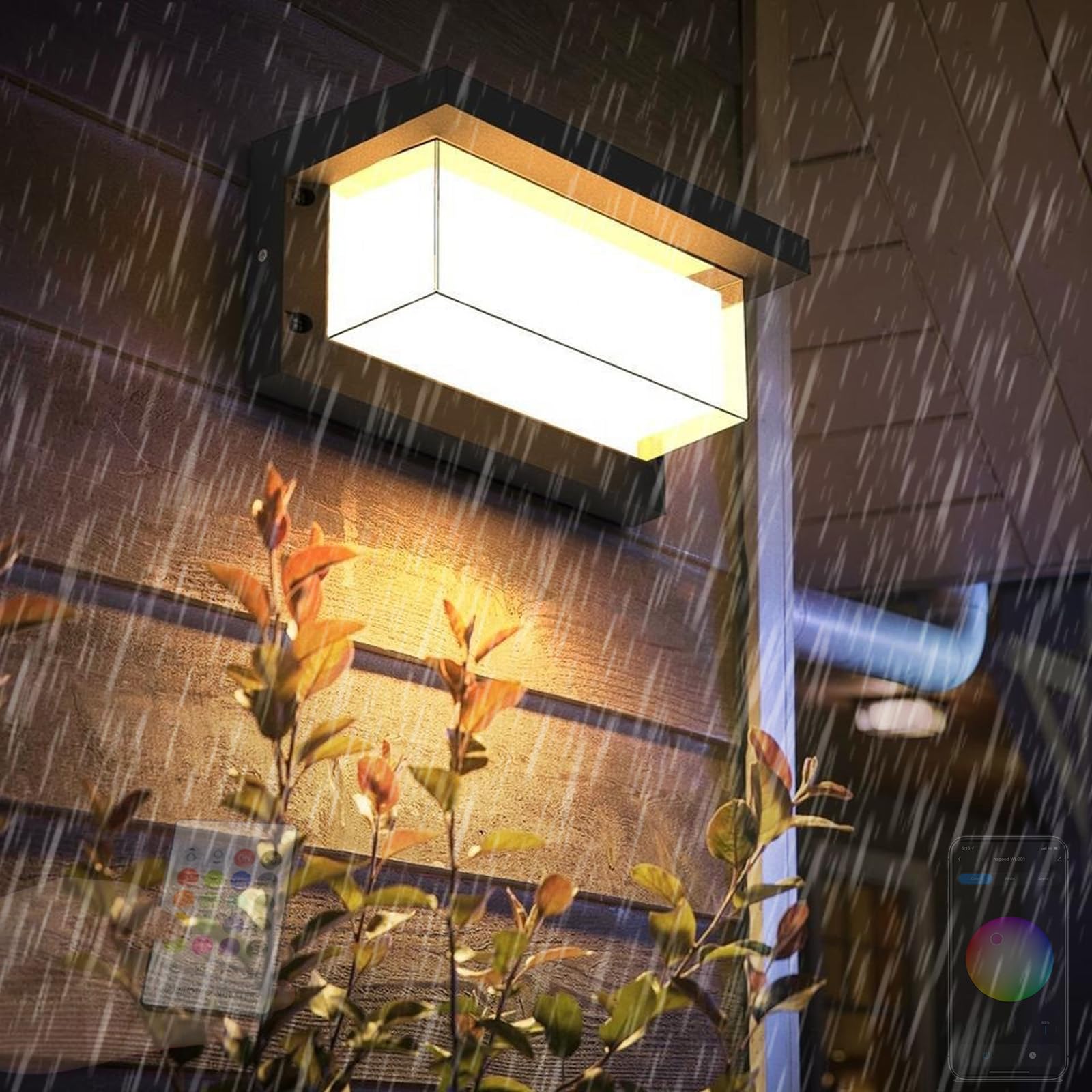 Applique murale LED extérieure pour illuminer vos soirées d'été sur le porche ou au jardin