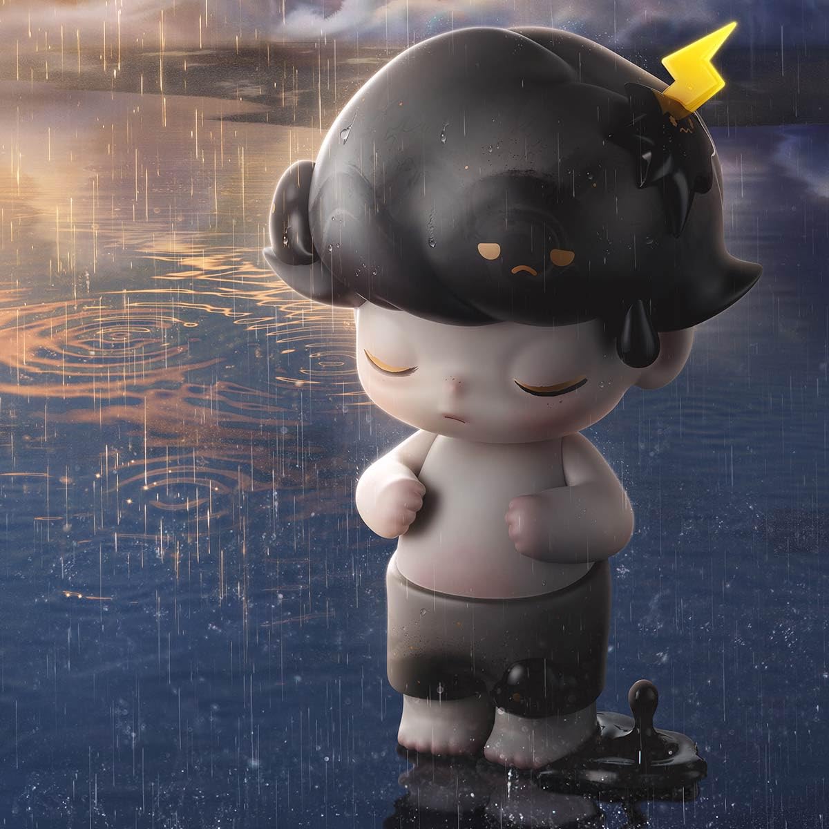 MEGAコレクション JUST DIMOO1000%AThunderShower MEGA JUST DIMOO 400% A Thunder Shower | All MEGA - POP MART