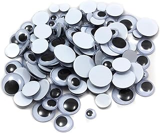SHATCHI Wiggle Eyes Googly Wiggly for DIY Art and Craft Scrapbooking Acc...
