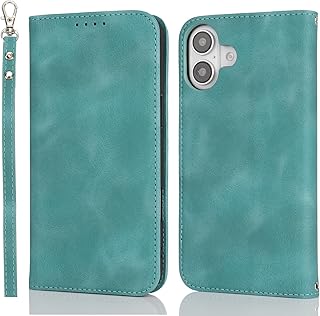 iPhone 16 Plus ケース 手帳型 ストラップケース カードケース アイフォン 16 プラス カバー アイホン 16 plus スマホケース アイホン 16 プラス 手帳ケース いphone 16 plus 携帯カバー 財布 case 適用 iCoverCase ストラップ付き カード入れ 横置き スタンド機能 内蔵マグネット 携帯カバー レトロ ライトブルー