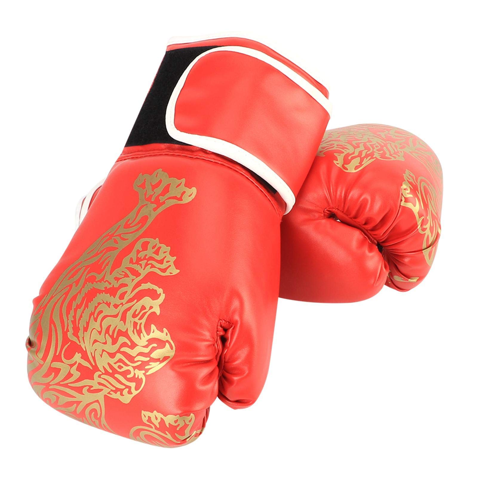 Guantes de Taekwondo Sanda Rojos para Entrenamiento Adultos Niños