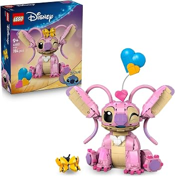 LEGO ǀ Disney Classic Angel 43257-9 Yaş ve Üzeri Çocuklar için Lilo ve Stiç Karakterlerini İçeren Yaratıcı Oyuncak Yapım Seti, Doğum Günü Hediyesi (784 Parça)