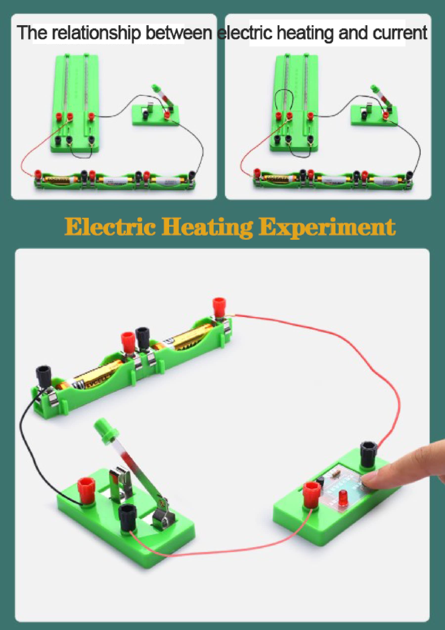 Physik Baukasten Elektrobaukasten für Kinder Science Lab Grundlegende Elektrizität Magnetismus Experiment Bildung Kits für Junior Senior High School Studenten