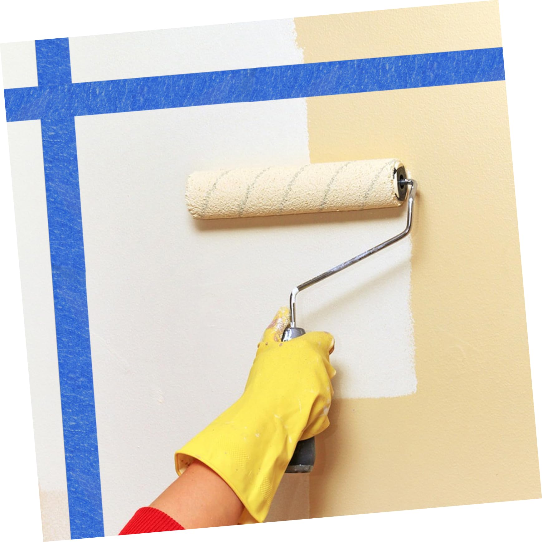 TEHAUX 4rouleaux Ruban De Masquage Pour Peintre Et Loisirs Créatifs Avec Adhésif Pour Peinture Et Bricolage
