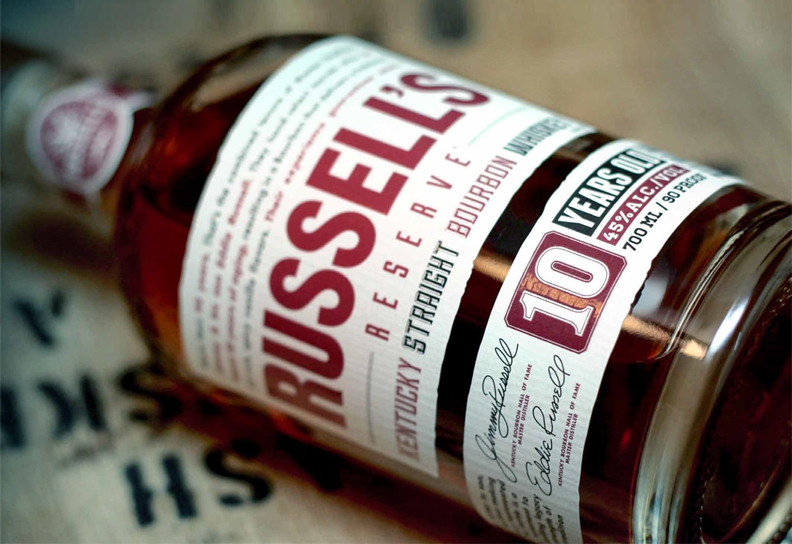 Wild Turkey - Russell's Reserve, Whiskey Invecchiato 10 Anni, Small Batch crafted Bourbon, 70cl, 45% Vol