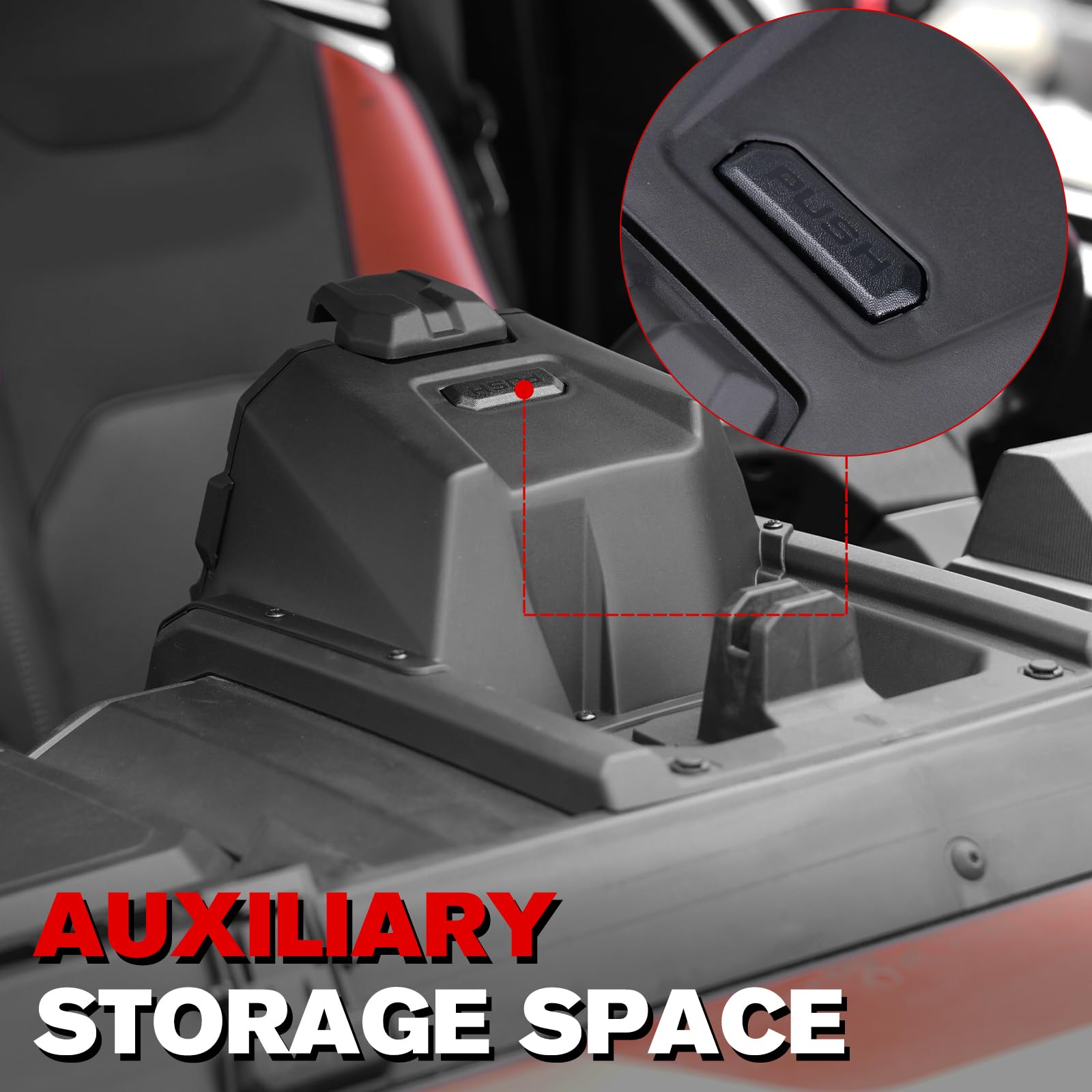 SAUTVS Tablet Halter Für Polaris Xpedition 2024+ – Mit Aufbewahrungsbox Für Handy & GPS