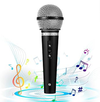 YUXIANLB Fake Microphone Prop Microphones Simulate Speech Mics 1PC | Plastic Microphone, Microphones Model, for Karaoke Music, Birthday Party Favors, Stage Props, Pretend Plays