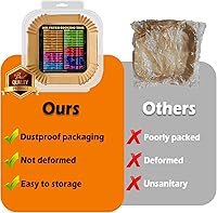 Vista 4 de Forros para freidora de aire de 4 cuartos para freidora de aire Chefman, forros desechables de 7.1 pulgadas para freidora de aire instantánea Vortex
