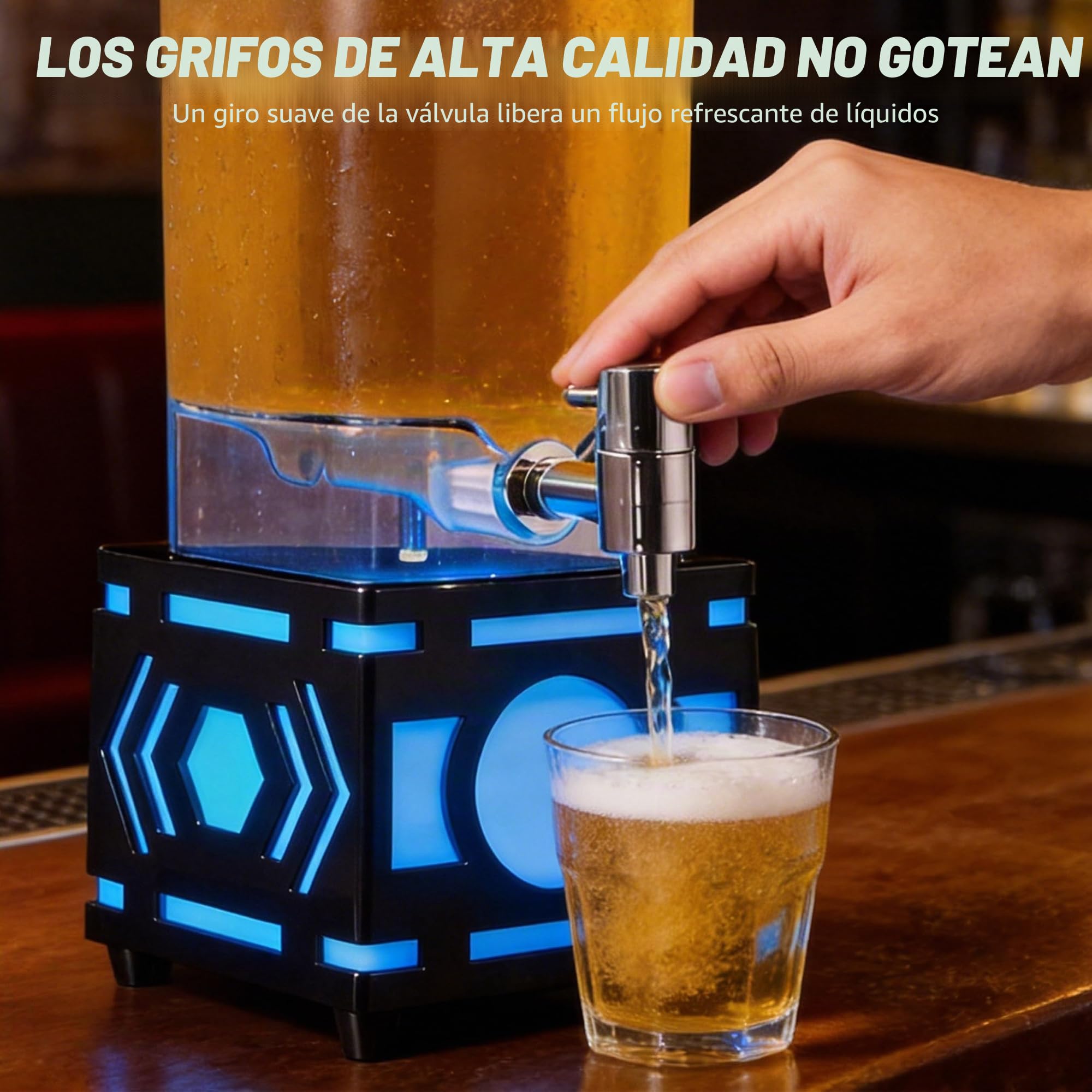 Columna de cerveza de 3 L, dispensador de torre de cerveza