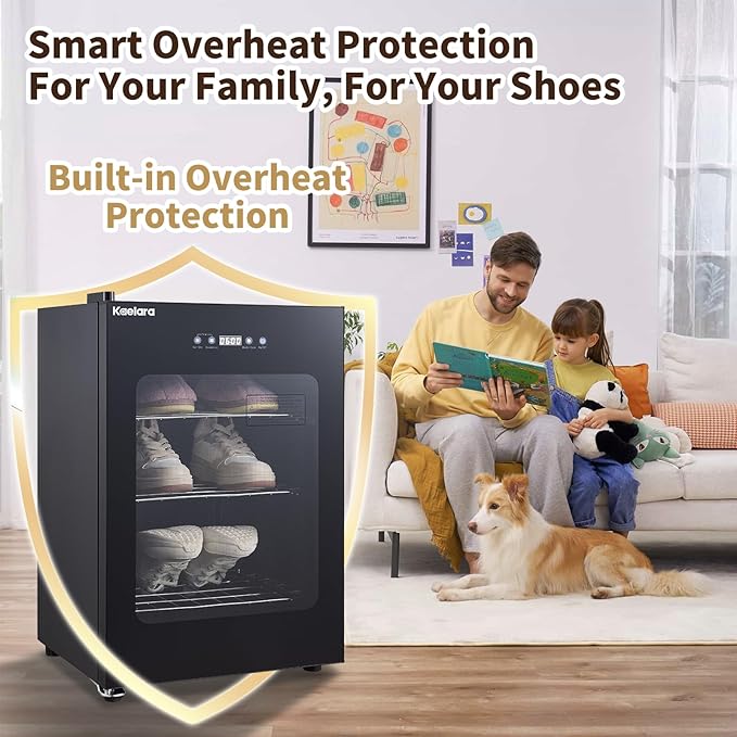 Secador de zapatos Kaelara YTD88 400W con múltiples modos miniatura 3