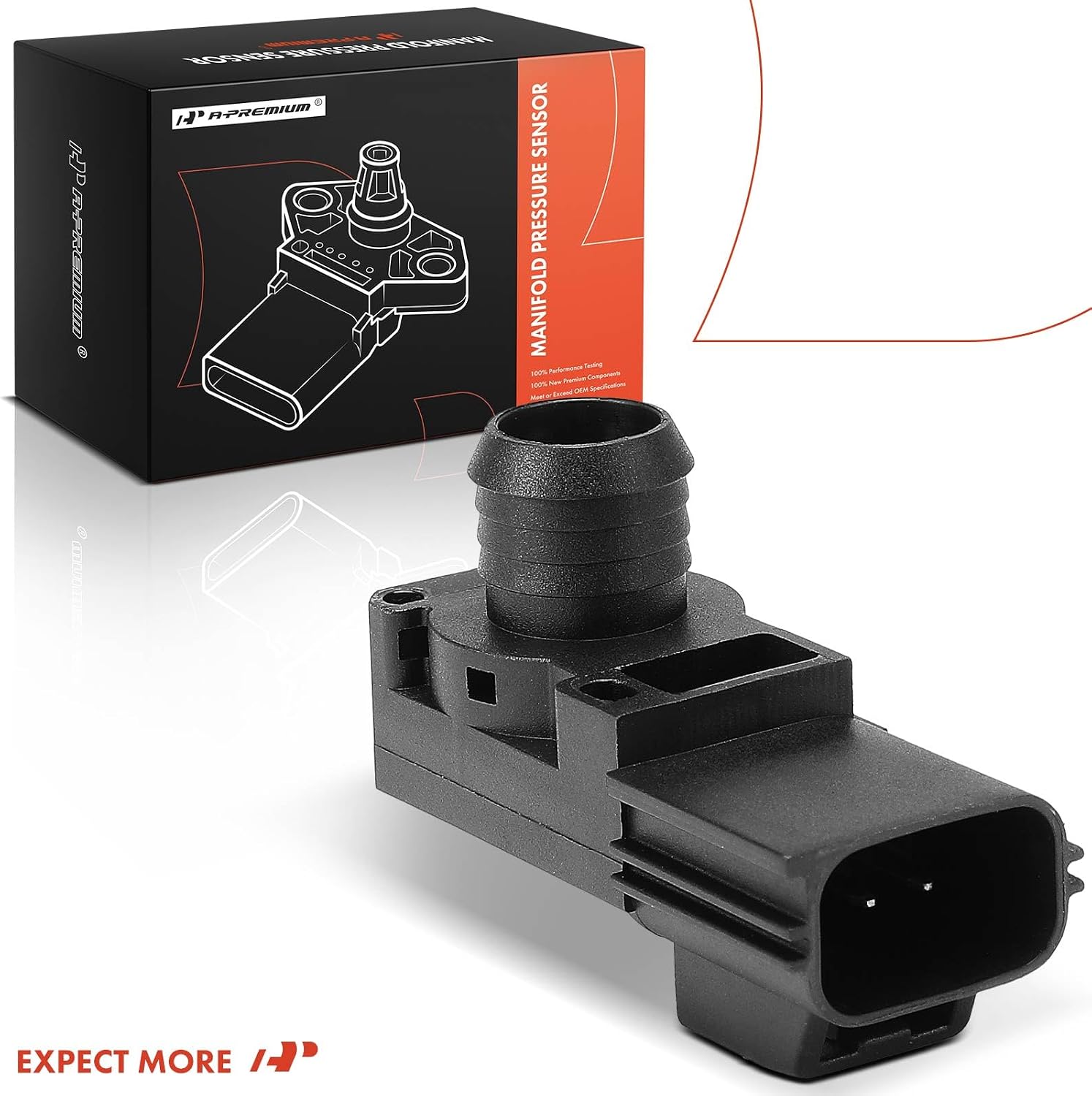 A-Premium Power Brake Booster Sensor [3 Pins] Compatible with Dodge Grand Caravan 2010, Journey 2011, Durango 2006-2009 & Chrysler Aspen 2007-2009