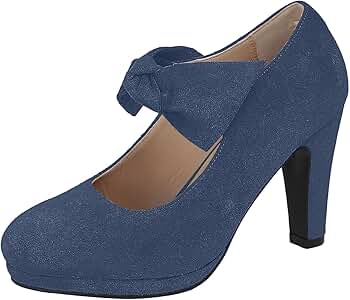 Sandalen Blaue High Heels Mit Riemchen Pumps Schuhe Tamaris Blau