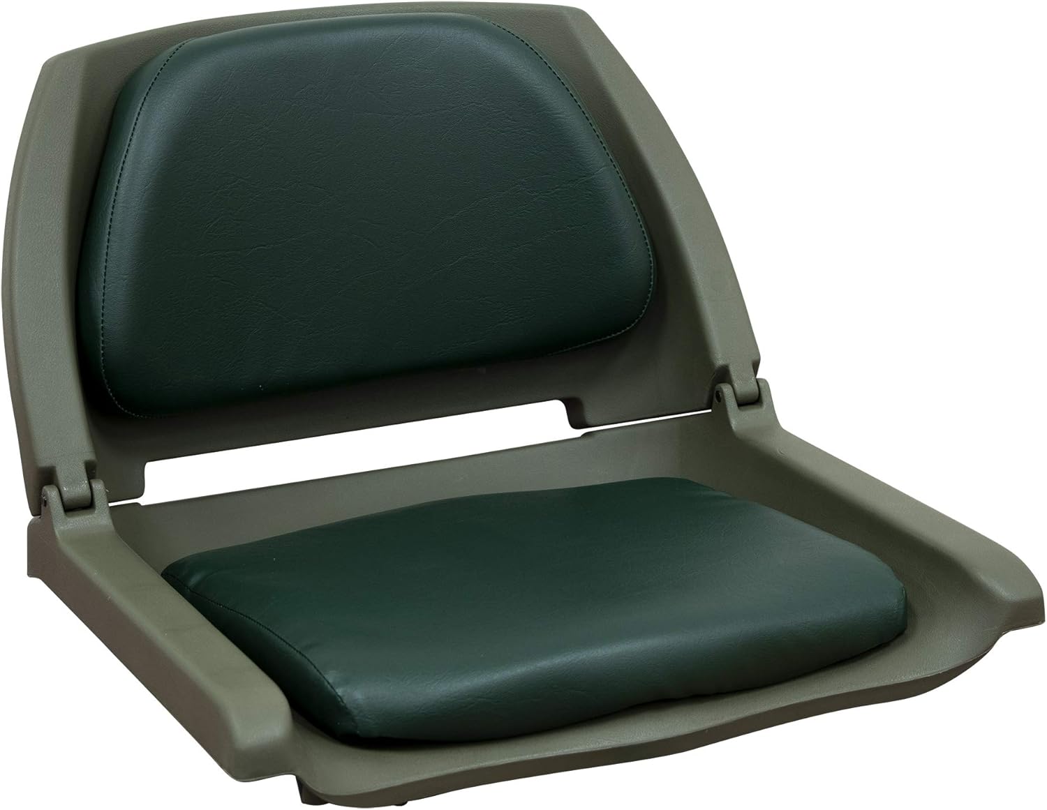 Wise 8WD139 Series Molded Fishing Boat Seat - High-Impact Plastic Frame, Marine Grade Vinyl Cushions for Ultimate Comfort