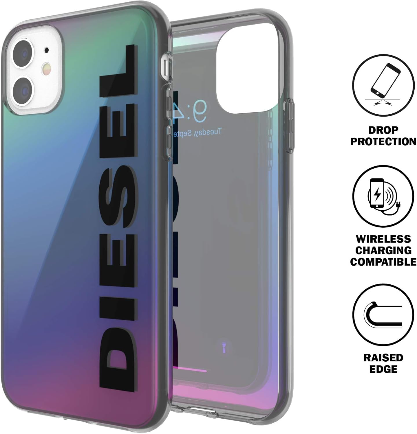 Amazon Diesel Iphone11 ケース クリア Fw ホログラムxブラックロゴ ディーゼル Iphone 11 クリアケース ホログラム ブラック 家電 カメラ オンライン通販