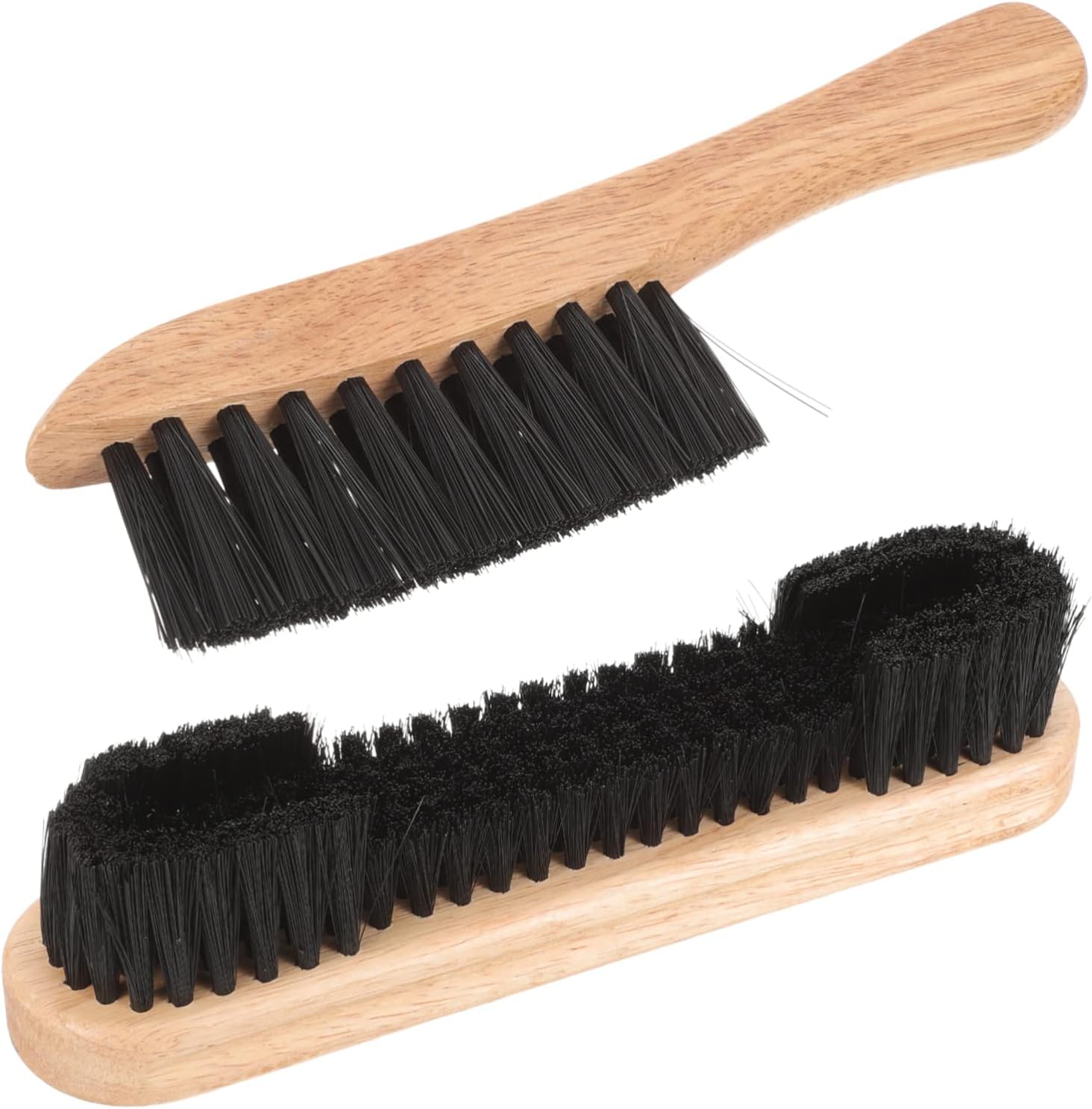 Kisangel 2pcs Pool Table Brush for Felt Billiards Chalk Snooker Cleaner Rail Brush Set Pool Table Cleaning