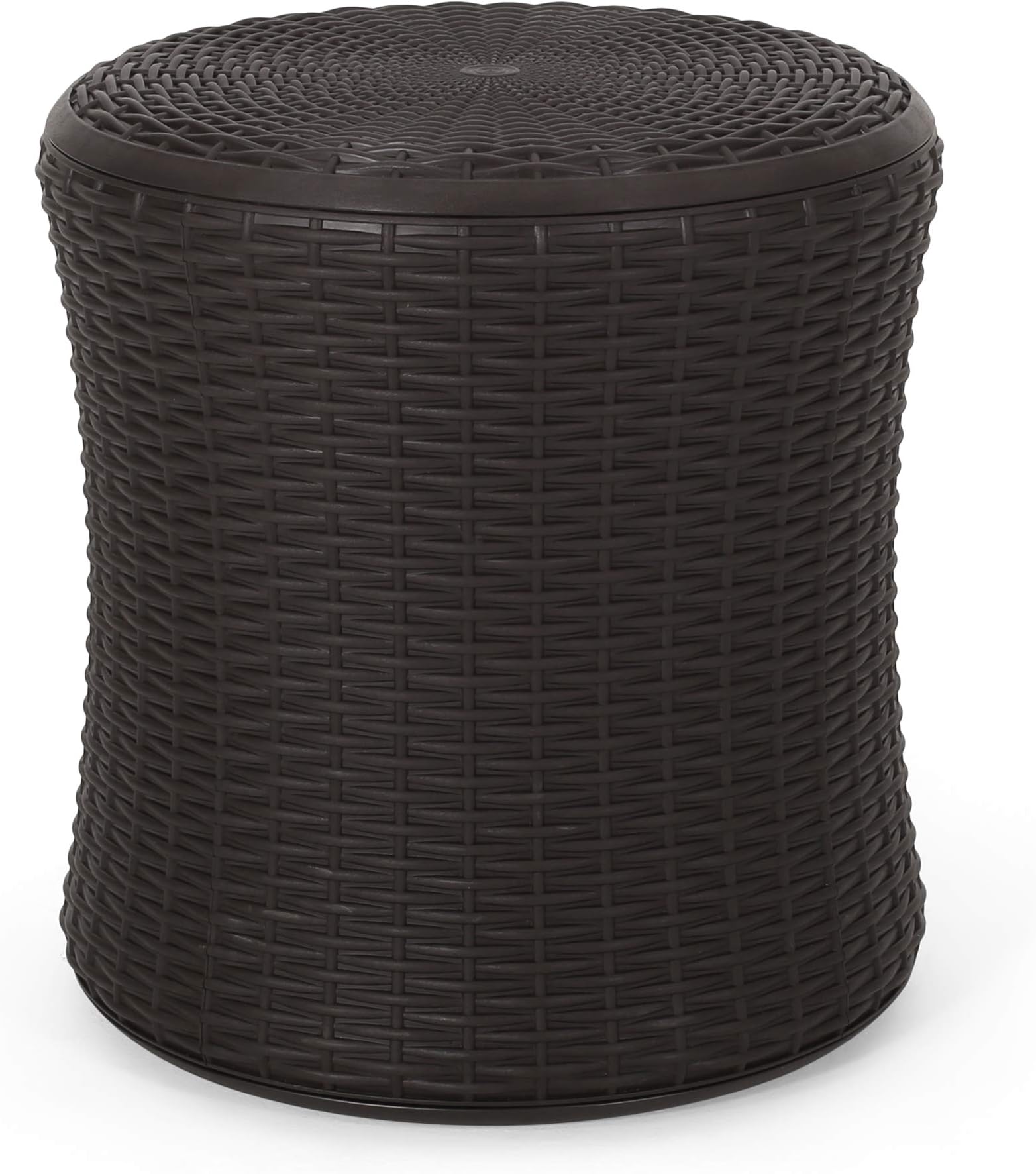 Christopher Knight Home Wallice Outdoor Patio Table, Dark Brown
