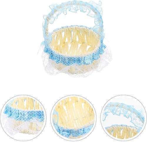 Miniatura 2 de YARNOW 3 piezas de colección de granja, arreglo floral de Pascua para niños, cielo de mano, mango de lazo, fotografía de fiesta, adornos de tamaño