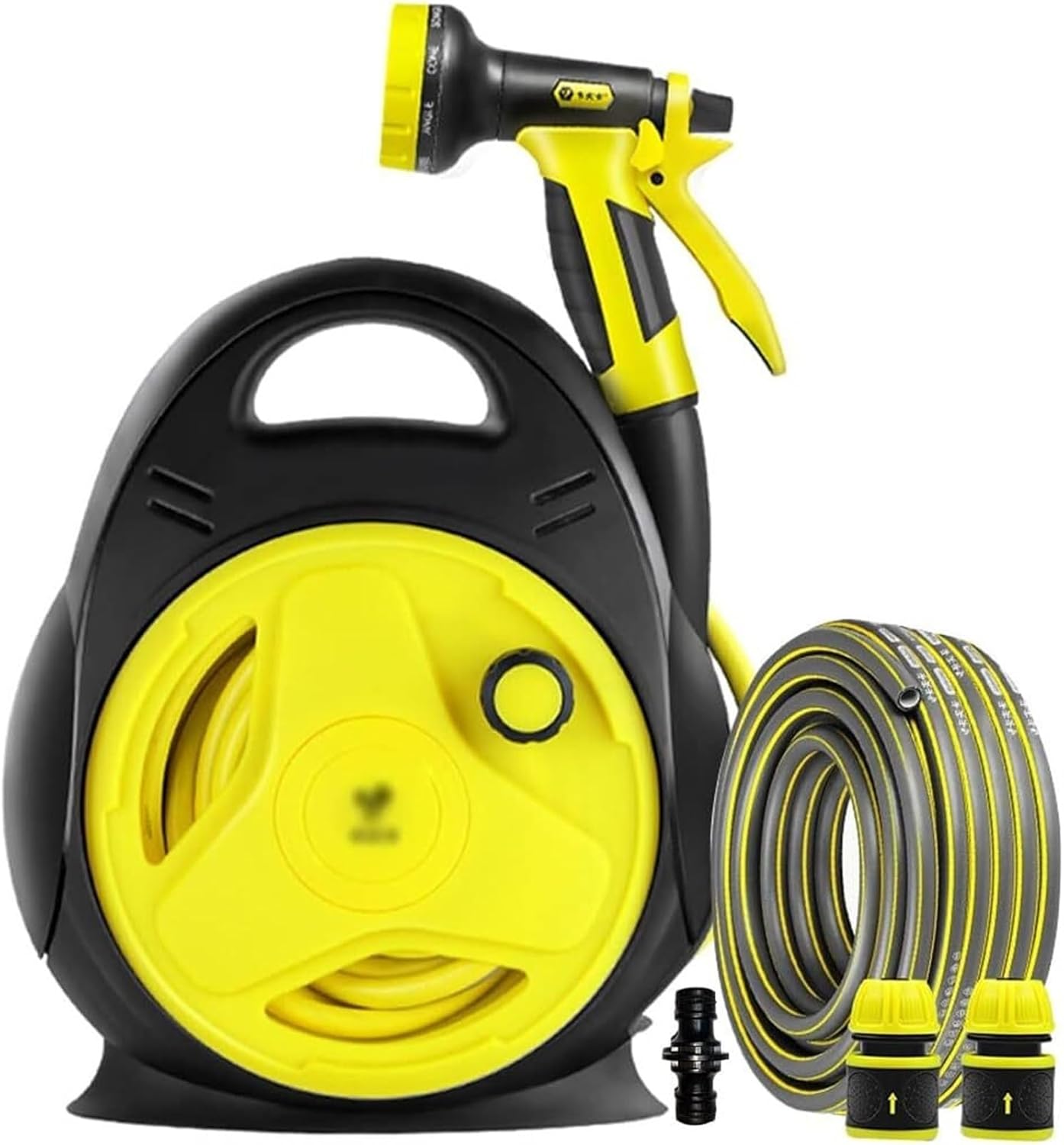 REROM Compact Portable Hose Cart,Garden Hose Reels Retractable Handheld Outdoor Hose
