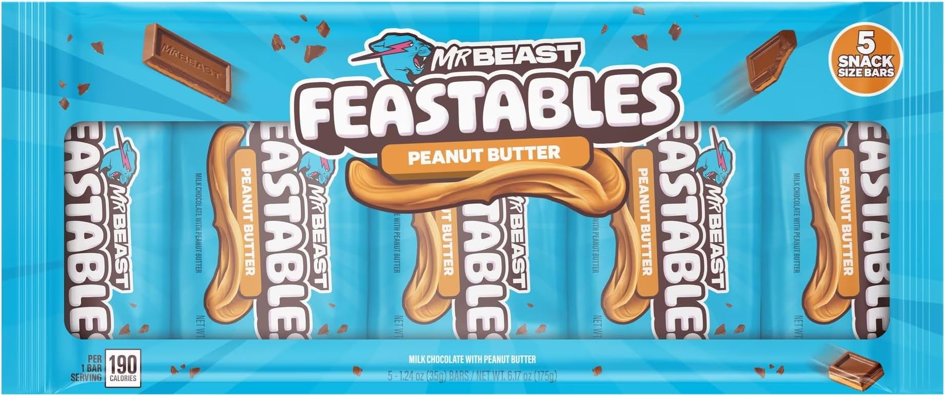 PEANUT BUTTER CUPS 5 PACK DAIRY - 5ct/175g