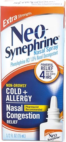 neo-synephrine nasal spray fuerza extra Fórmula 05-ounce Pack de 2