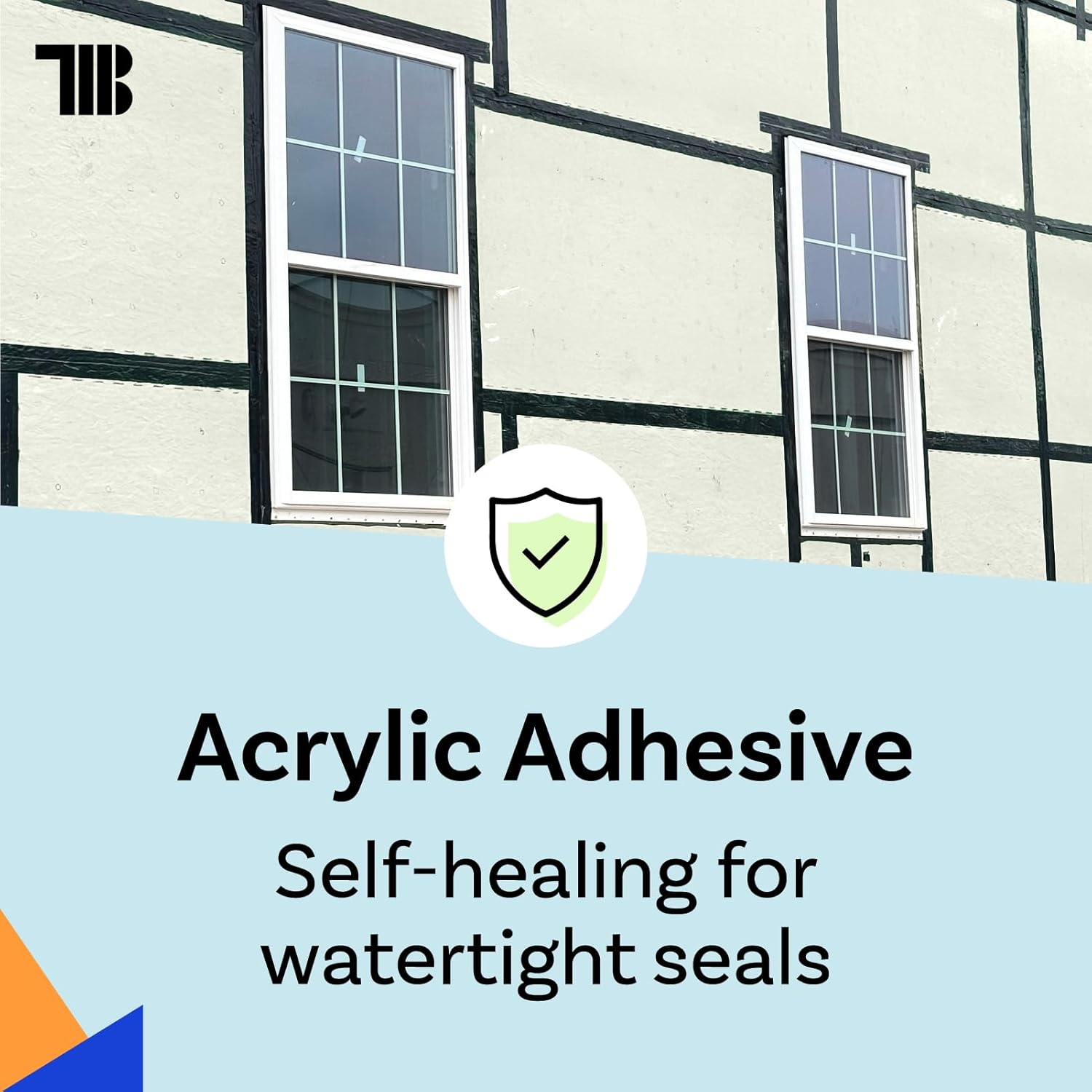 Flashing Tape for Windows and Doors, 4 in x 90 ft, 12 Rolls, Made in USA, Black Self-Adhesive Flashing Tape Waterproof, UV Resistant, Acrylic Adhesive, Great for Sealing Doors, Windows, Panel Seams