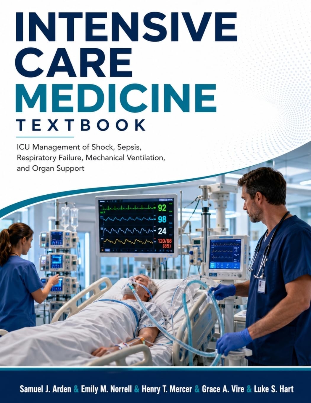 Intensive Care Medicine Textbook: ICU Management of Shock, Sepsis, Respiratory Failure, Mechanical Ventilation, and Organ Support