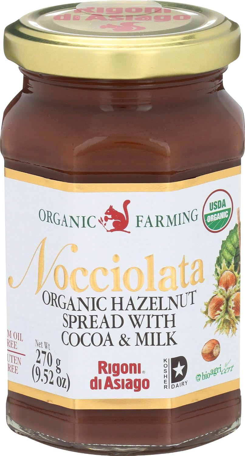 Nocciolata, Spread Chocolate Hazelnut Organic, 9.52 Ounce