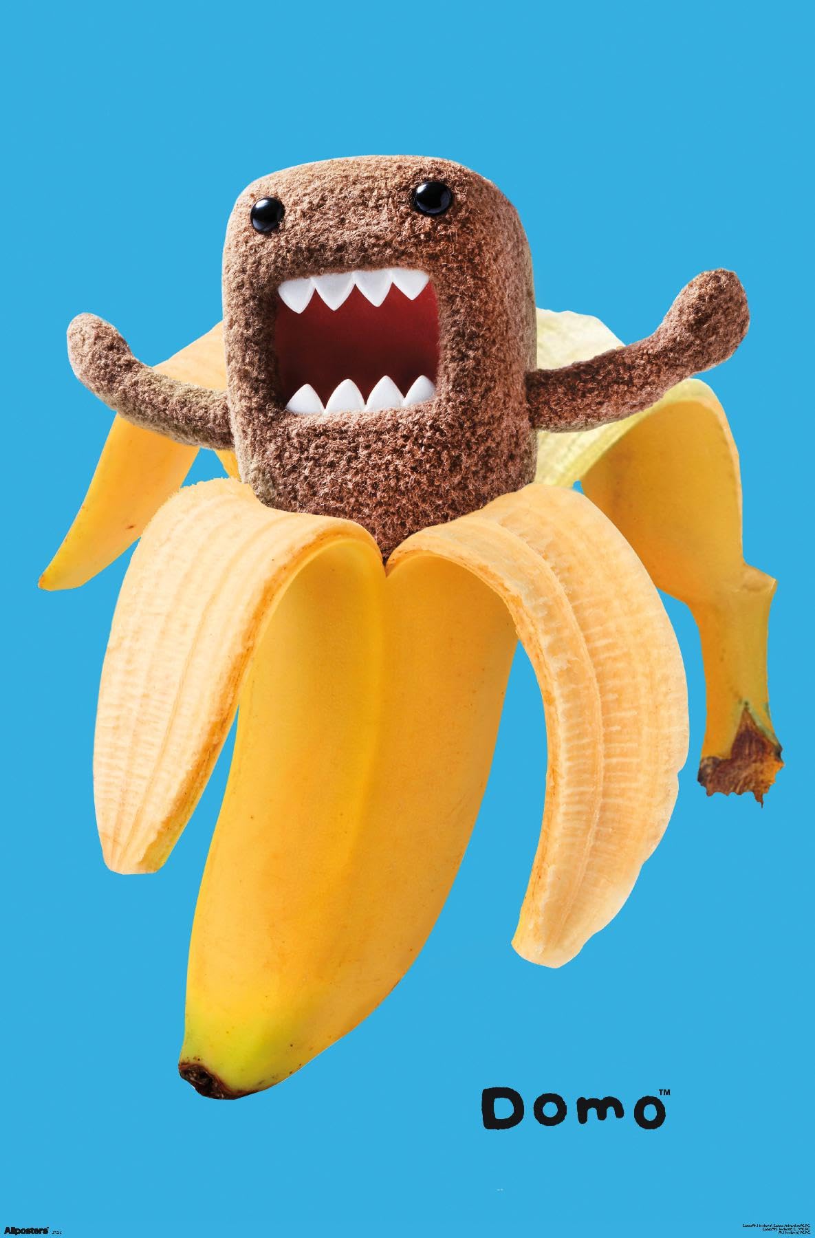 Amazon.com: Domo - Banana Burst Fun Wall Poster, 34L