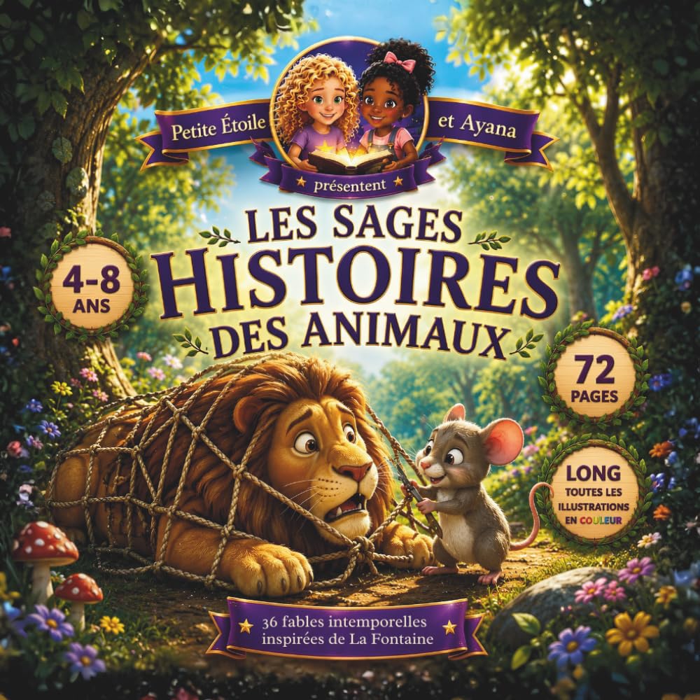 Les Sages Histoires des Animaux: Des fables inspirantes pour grandir avec le cœur (Histoires émotionnelles pour Petites Étoiles)