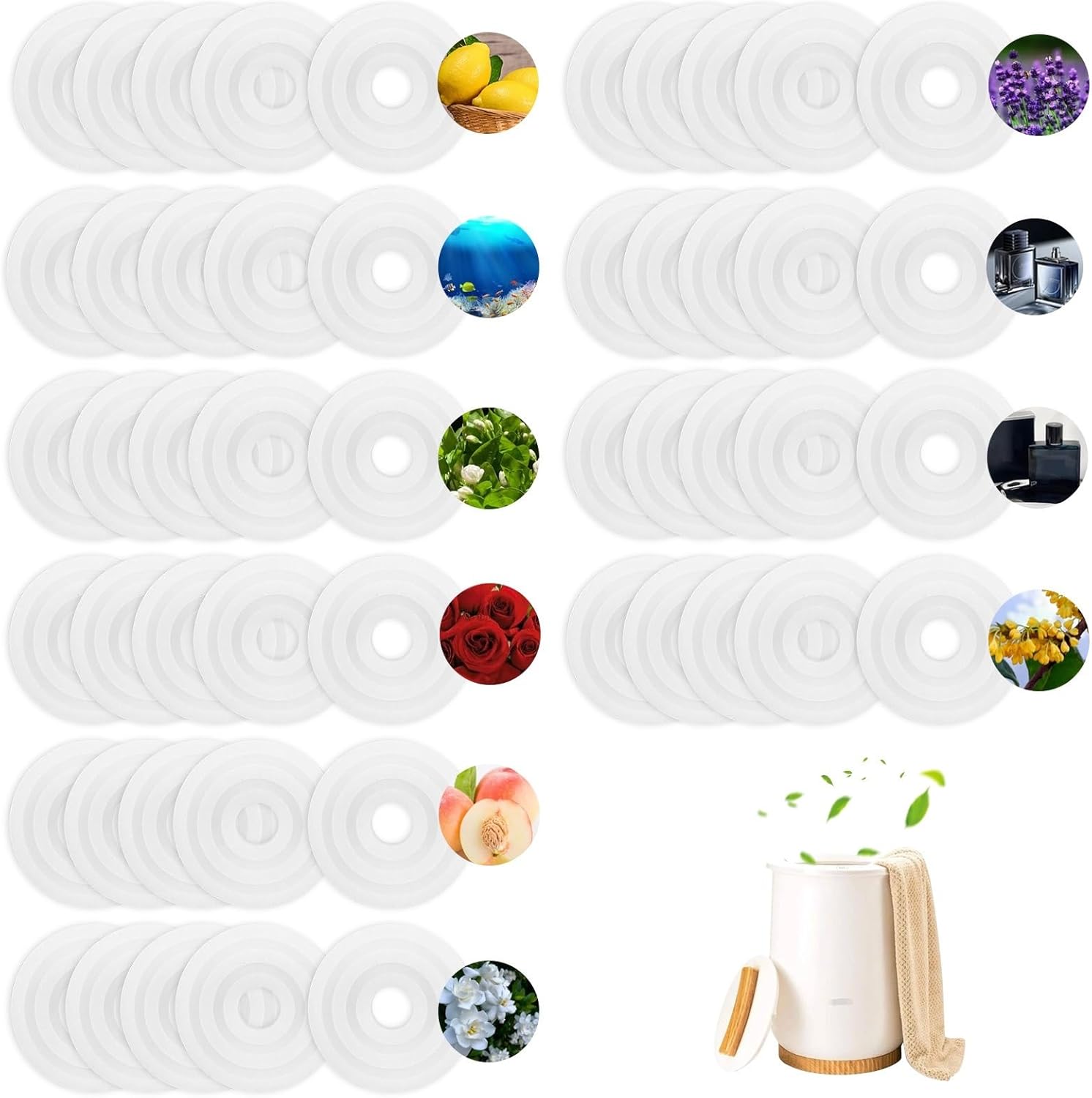 sbeovri Replacement Fragrance Disc Towel Warmer Bucket