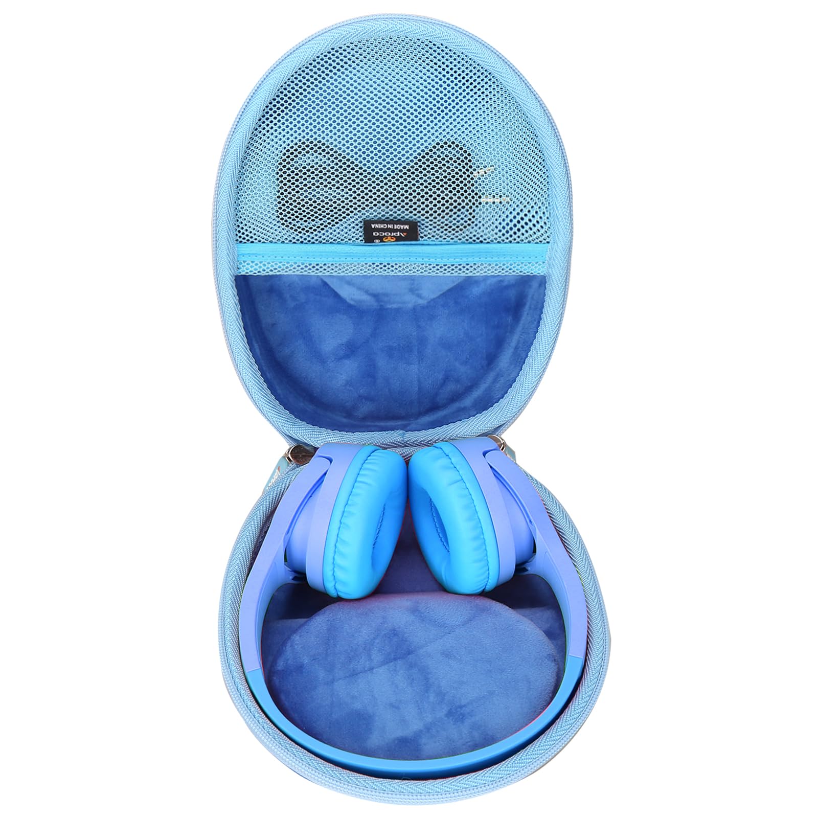 Aproca Case Compatible with Belkin SoundForm Mini - Wireless Bluetooth Headphones, Storage Portable Bag for Accessories -Blue (Case Only)