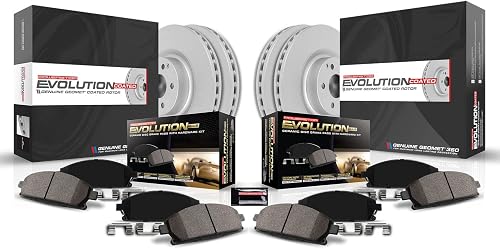 PowerStop Z17 fully coated front and rear brake kit for a Jeep Grand Cherokee 4xe