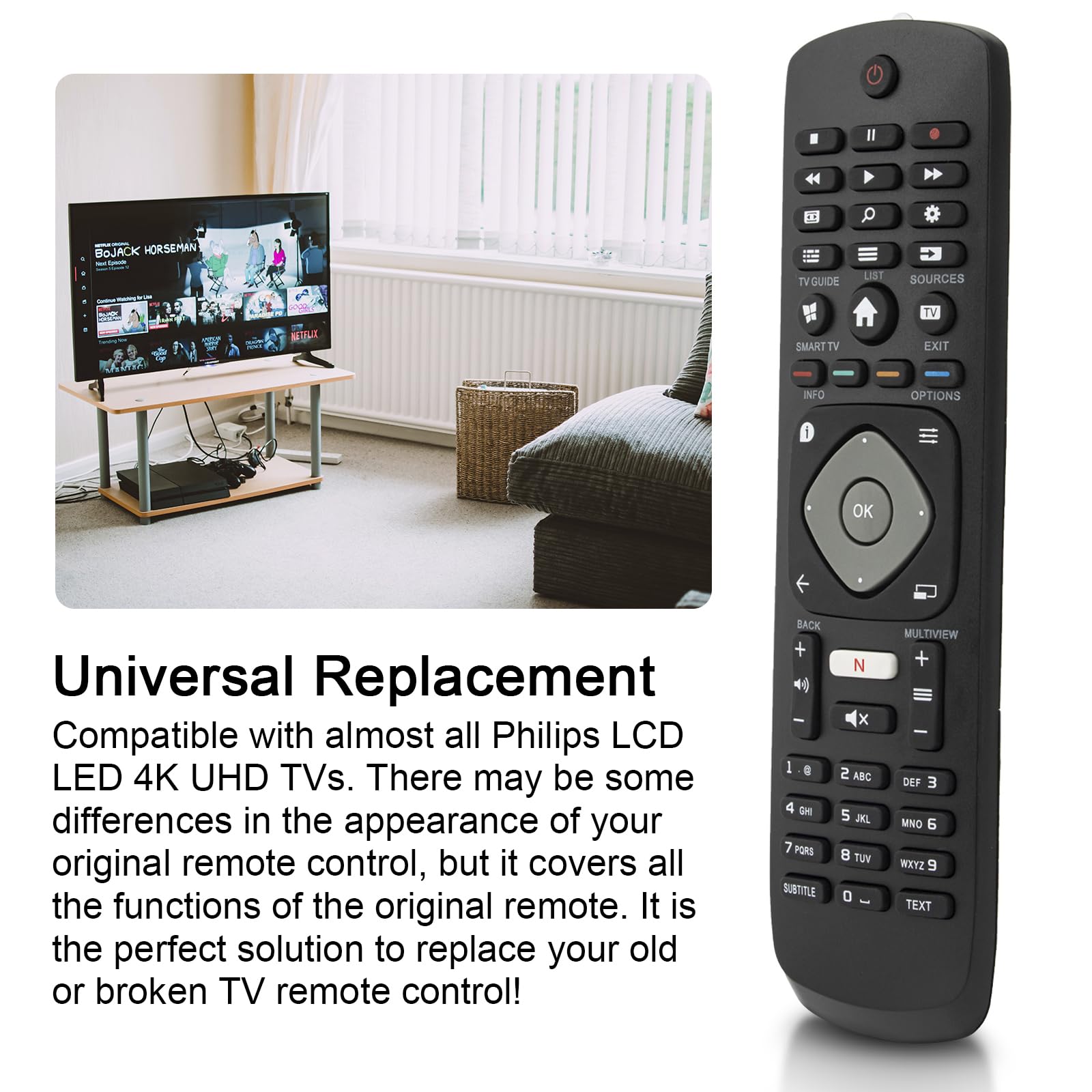 Manual Wireless Philips TV Remote Control, 4 A at Rs 80/piece in Howrah