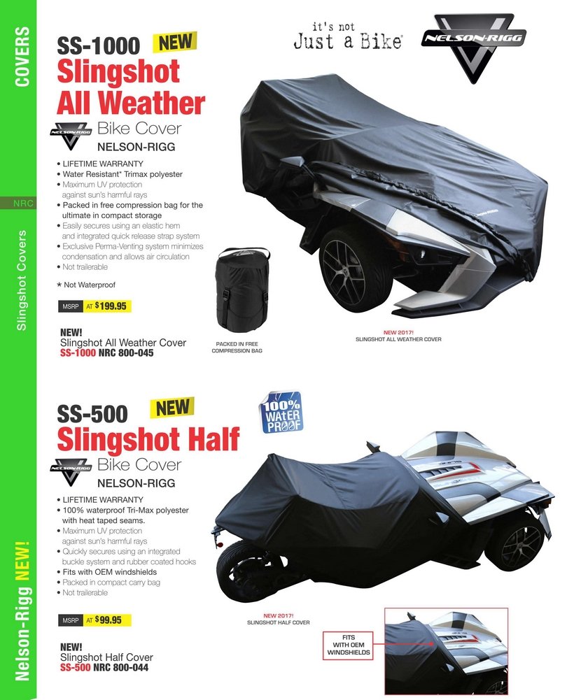 Nelson Rigg Slingshot Half Bike Cover - One Size