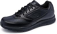 Skechers Men's Nampa SR Slip-Resistant Work Shoes - Memory Foam Comfort, EH Protection for Food Service & Healthcare