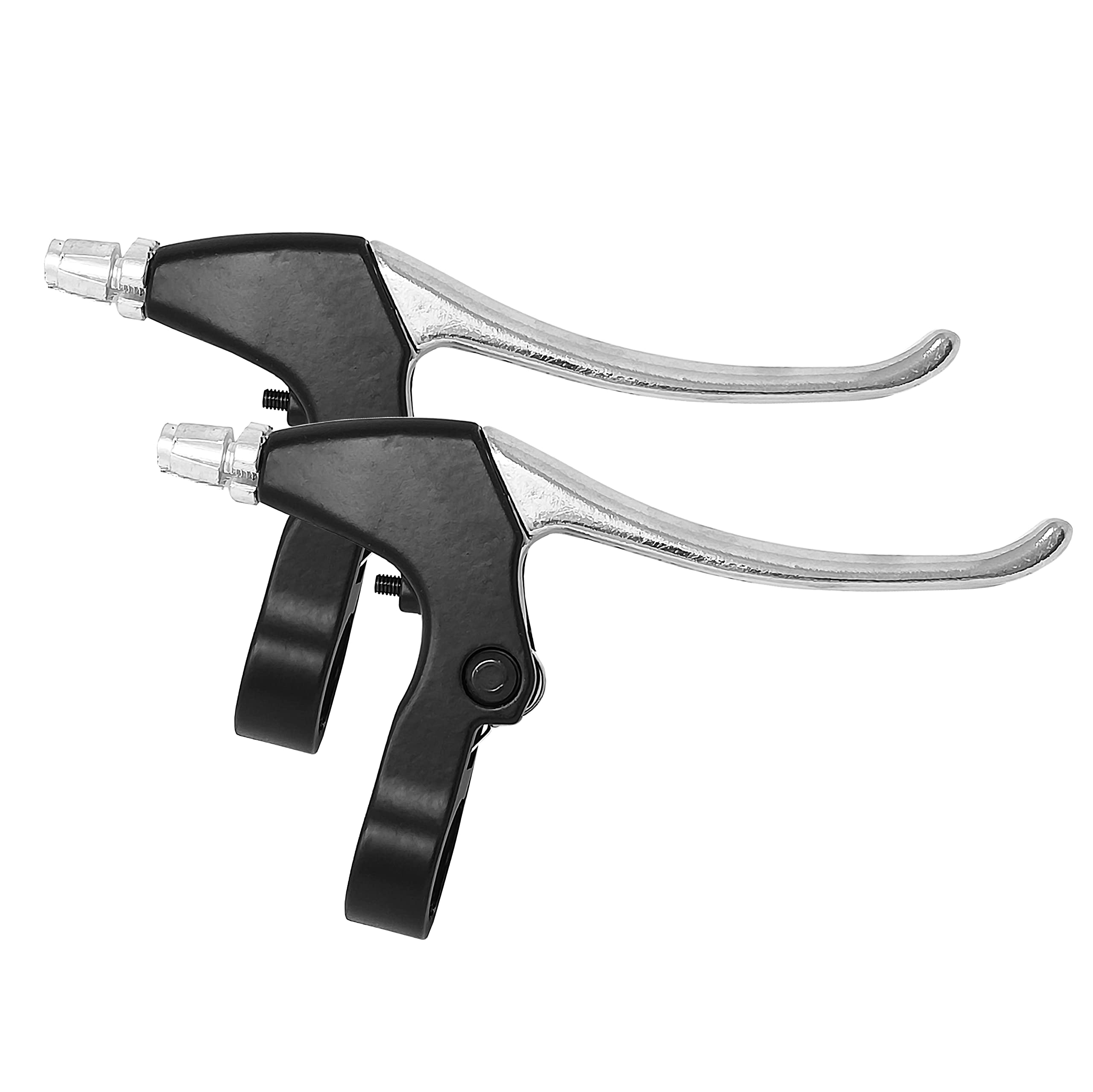 IBK Coppia leve freno bicicletta leva freni bici universali alluminio v-brake bike (Alluminio - 11cm)